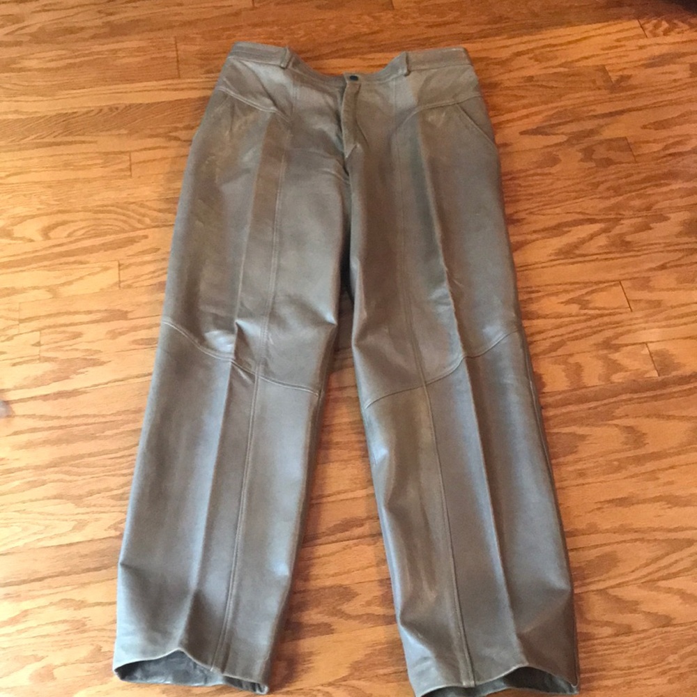 Emanuel Ungaro Uomo Vintage Leather Pants
